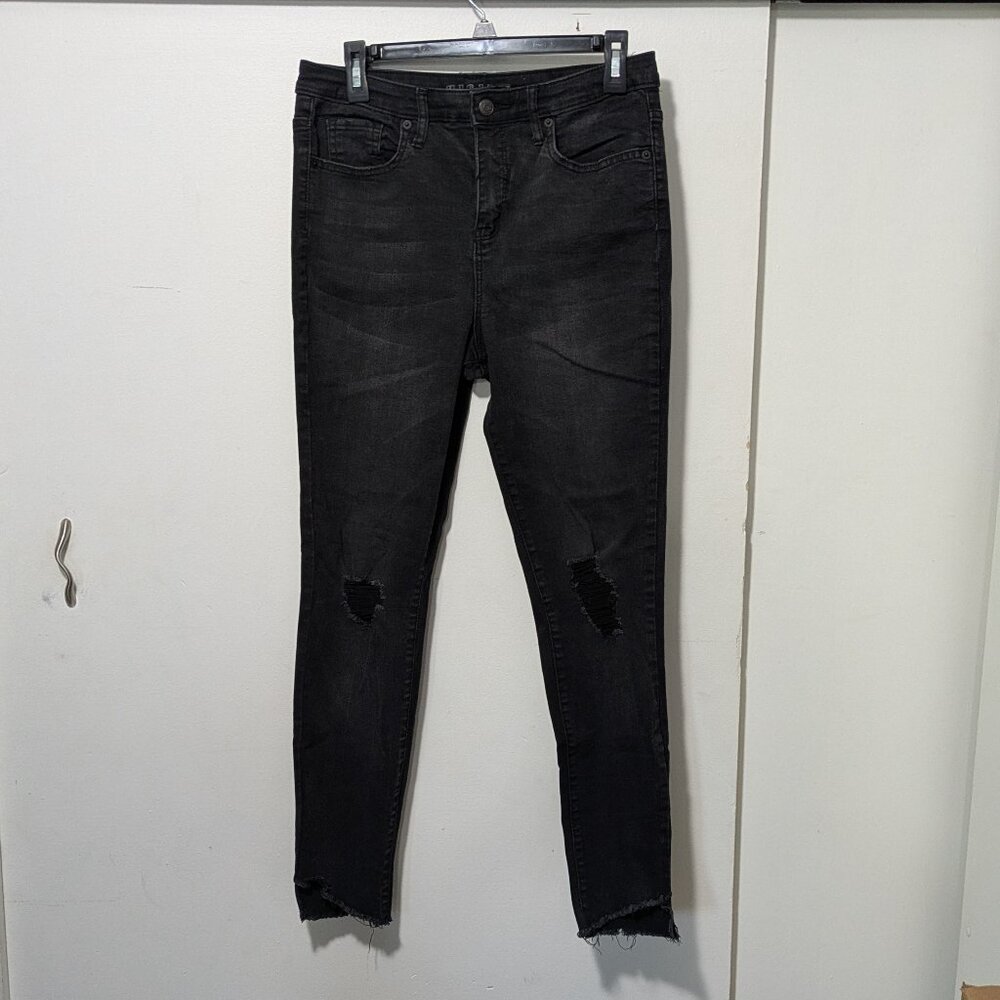 Wild Fable Black Distressed High-Rise Skinny Jeans